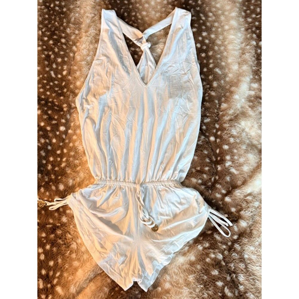 Luli Fama Viva Cuba Bikini Tops + Costa Buena White Romper Bundle Size M/L - Picture 9 of 11